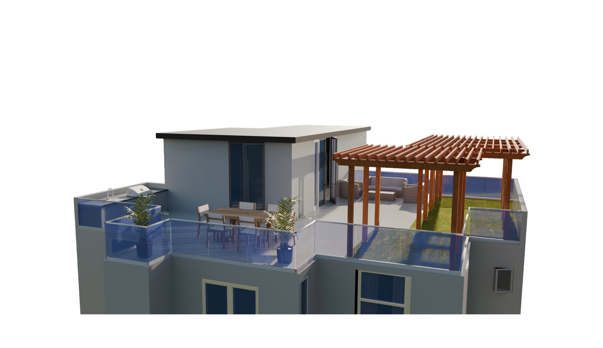 Edificio Grand Bosatt — coronamiento Sky Bar