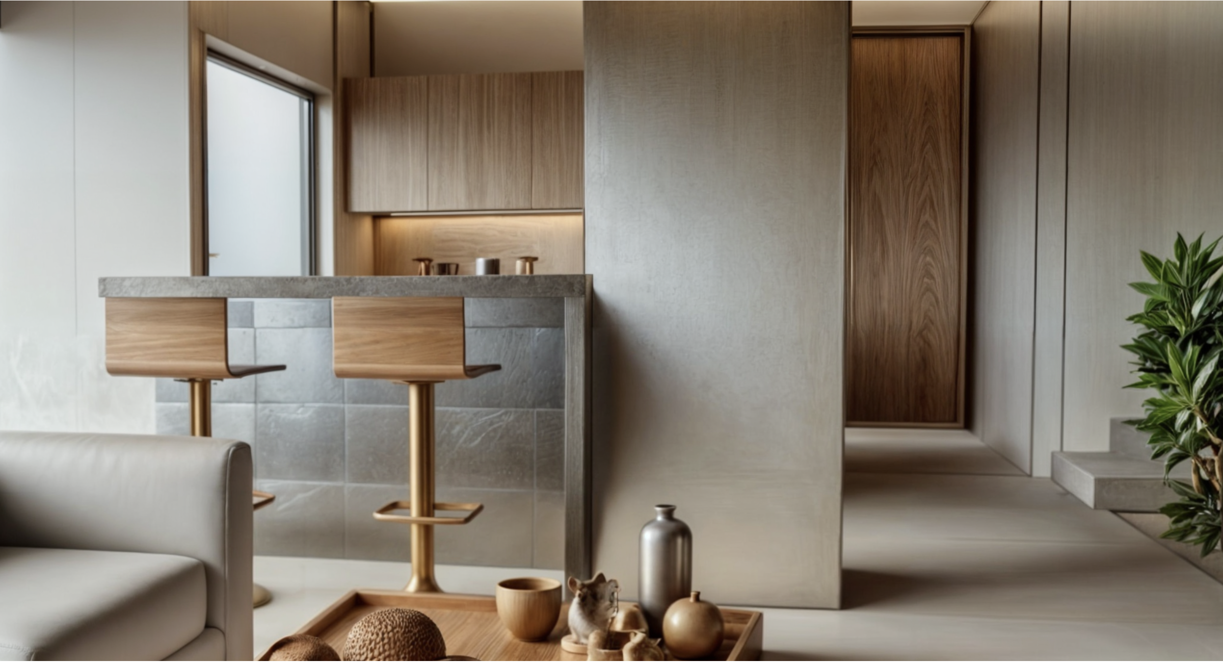 Cocina con barra del Modelo PH
